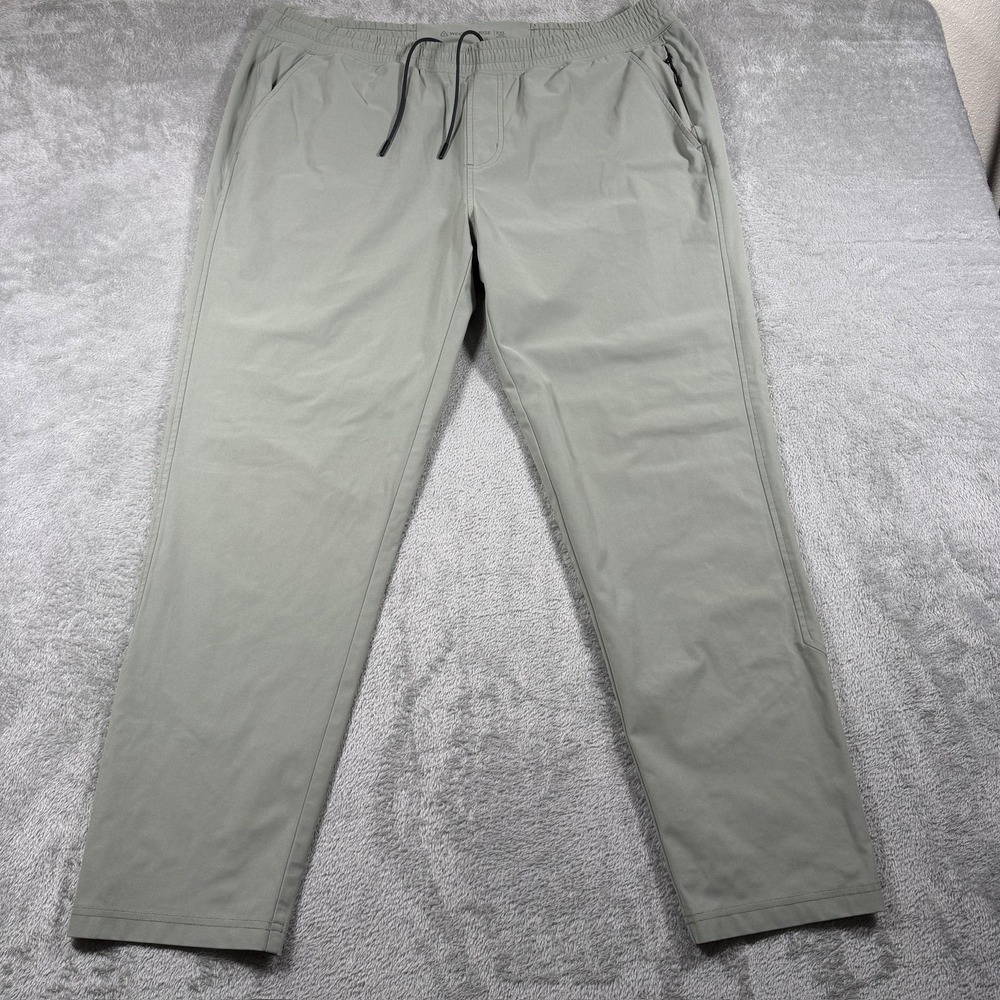 Western‎ Rise Spectrum Jogger Pants Mens 2XLT Green Lightweight Woven Travel